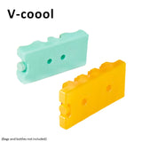 2pcs V-Coool Triple Special Reusable Ice Bricks 600ml - InspiringWMN