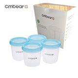 4pcs Cmbear Beast Milk Storage Snack Cups 6oz/180mL - InspiringWMN