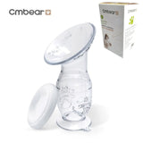 Cmbear Silicone Breast Milk Let-Down Collector Manual Breastpump with Suction Base - InspiringWMN