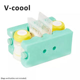 2pcs V-Coool Triple Special Reusable Ice Bricks 600ml - InspiringWMN