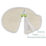 2pcs 3D Cone Shape Washable Reuseable Bamboo Nursing Breast Pads - Working & Milking Needs