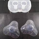 2pcs Cmbear Silicone Nipple Shield Protective Cover Triangle - Working & Milking Needs