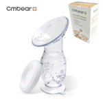 Cmbear Silicone Breast Milk Let-Down Collector Manual Breastpump with Suction Base - InspiringWMN