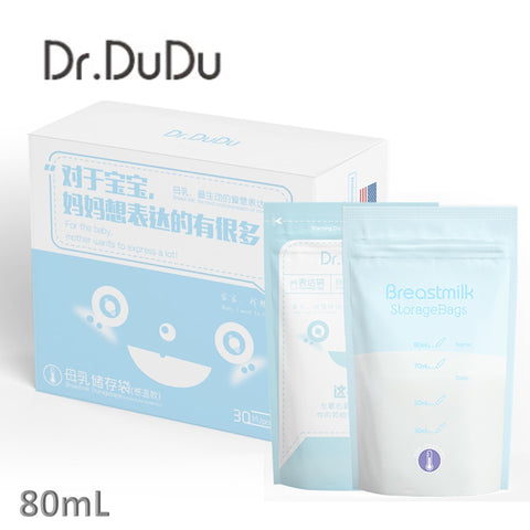 30pcs Dr.Dudu Breastmilk Storage Bag 80mL - InspiringWMN
