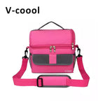 V-Coool Classic Double Deck Thermal Insulated Cooler Lunch Bag - InspiringWMN
