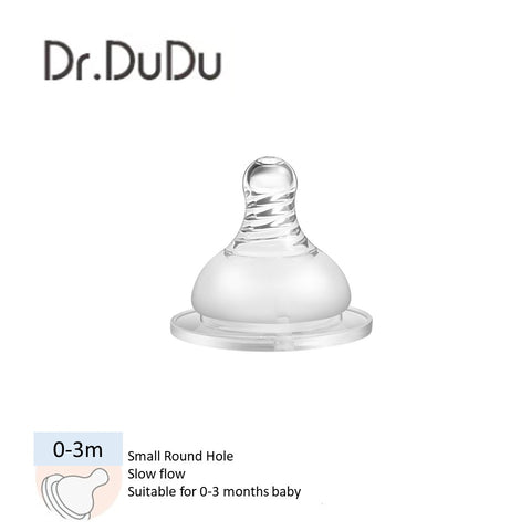 Dr. Dudu Wide Neck Feeding Bottle Teats Nipple Set - InspiringWMN
